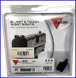 Trijicon 600282 Bright & Tough Night Sights, Heckler & Koch H&K 45C, P30, VP9