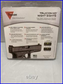 Trijicon H&K P30 and 45C HD Night Sight Set Tritium Orange Steel (HK110O)