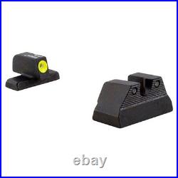 Trijicon H&K USP HD Night Sight Set, Yellow, 3-Dot, Green (600596)
