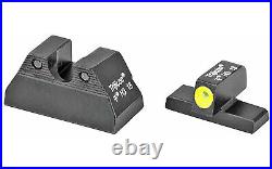 Trijicon HD Night Sights, Fits H&K USP Compact, Yellow Front, 3 Dot Green Triti