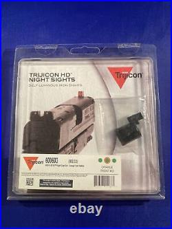 Trijicon HD Night Sights Orange/Green Outline Front For H&K. 45 Tactical HK111O