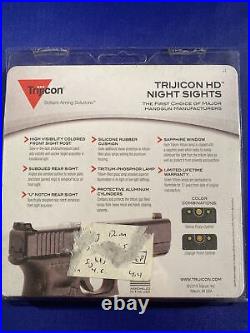 Trijicon HD Night Sights Orange/Green Outline Front For H&K. 45 Tactical HK111O