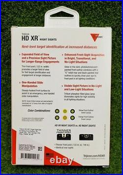 Trijicon HD XR Night Sight Set Yellow Front H&K 45C/P30/VP9 HK610-C-600895