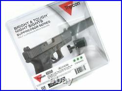 Trijicon HK210-C-600949 Front Rear Bright and Tough Night Sight Set For H&K 45C