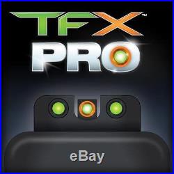 Tritium Fiber Optic TFX PRO NIGHT SIGHTS Fits H&K VP9, VP40, P30, P30SK, P30L, 45 TAC