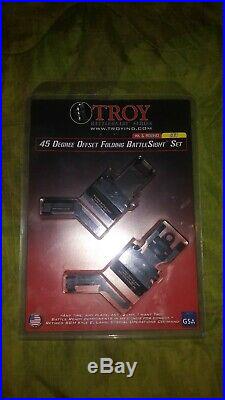 Troy Industries 45-degree offset sights NIP