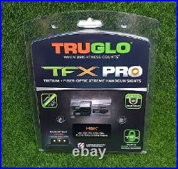 TruGlo TFX Pro Pistol Night Sight, H&K Series, Tritium/Fiber Optic TG13HP1PC