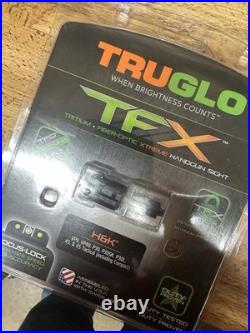 Truglo TFX Handgun Sights For H&K VP9, VP40, P30SK, P30L, 45, Snag-free-TG13HP1A