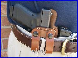 USA Leather Belt Loop IWB Combo Holster / Mag Pouch CCW For. Choose Gun 3