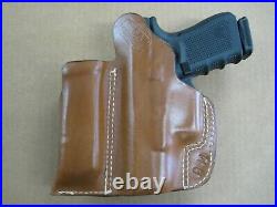 USA Leather Belt Loop IWB Combo Holster / Mag Pouch CCW For. Choose Gun 3