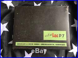 Ultra RARE Heckler & Koch Original Factory HK P7 Pistol Cardboard Box P7M18