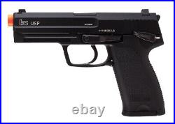 Umarex H&K USP GBB Blowback Airsoft Pistol Black withGreen Gas Tank and BBs Bundle