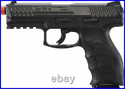 Umarex H&K VP9 CO2 BLK Airsoft Pistol with CO2 Tanks and Pack of BBs Bundle