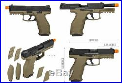 Umarex H&K VP9 Tactical GBB AirSoft Pistol with Green Gas Can and BBs Bundle
