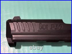 Used Oem H&k P30 Black Slide Barrel Spring Night Sights 9mm Hk 3.85 Full Size