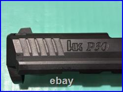 Used Oem H&k P30 Black Slide Barrel Spring Night Sights 9mm Hk 3.85 Full Size