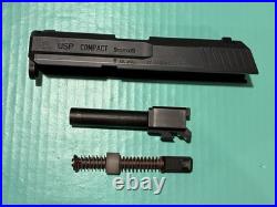 Used Oem H&k Usp 9 Compact Black Slide Barrel Guide Rod Spring 9mm Hk 3.58