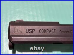 Used Oem H&k Usp 9 Compact Black Slide Barrel Guide Rod Spring 9mm Hk 3.58