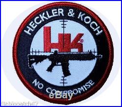 VELC. HK firearms Heckler & Koch No Compromise MP5 Tactical Airsoft Patch