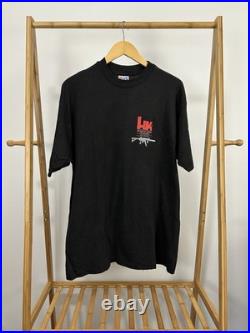 VTG Heckler & Koch Lives Are At Stake Leave Nothing To Chance Gun NRA T-Shirt XL