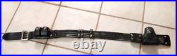 VTG Leather El Paso Bluemel Black Ammo Belt 44 Long with H-K-S 103 MED Ships Free