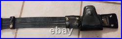 VTG Leather El Paso Bluemel Black Ammo Belt 44 Long with H-K-S 103 MED Ships Free