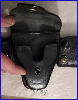 VTG Leather El Paso Bluemel Black Ammo Belt 44 Long with H-K-S 103 MED Ships Free
