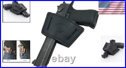 Versatile OWB/IWB Leather Gun Holster Fits Glock, Sig, Walther & Accessories Versatile OWB/IWB Leather Gun Holster Fits Glock, Sig, Walther & Accessories