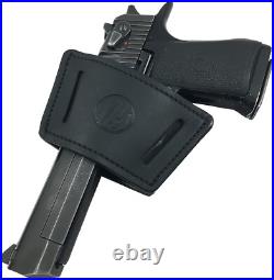Versatile OWB/IWB Leather Gun Holster Fits Glock, Sig, Walther & Accessories Versatile OWB/IWB Leather Gun Holster Fits Glock, Sig, Walther & Accessories