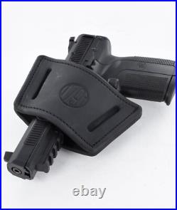 Versatile OWB/IWB Leather Gun Holster Fits Glock, Sig, Walther & Accessories Versatile OWB/IWB Leather Gun Holster Fits Glock, Sig, Walther & Accessories