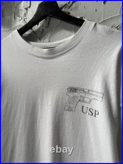 Vintage 90s HK Heckler & Koch Longsleeve Gun TShirt XLarge