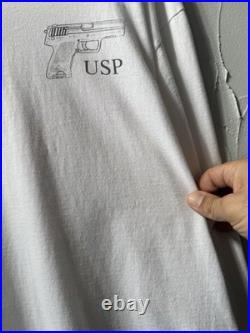 Vintage 90s HK Heckler & Koch Longsleeve Gun TShirt XLarge