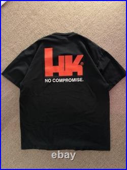 Vintage 90s Heckler & Koch No Compromise HK MP5 T-Shirt 2XL