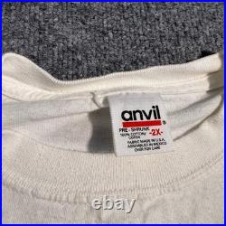 Vintage Anvil HK Heckler Koch Tactical Advantage Long Sleeve T-Shirt White 2XL