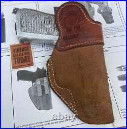 Vintage Davis 455 Security Leather IWB SOB Holster For Heckler Koch H&K P9S
