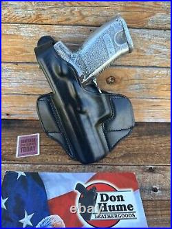 Vintage Don Hume Black Leather H721 25USP-1 Double 9 Holster for H&K USP 45