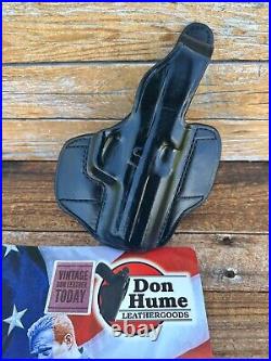 Vintage Don Hume Black Leather H721 Double 9 Holster for H&K USP 9mm /. 40