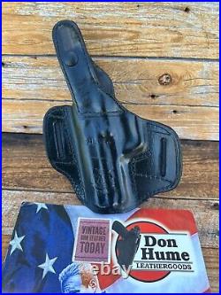 Vintage Don Hume Black Leather H721 Double 9 Holster for H&K USP 9mm /. 40