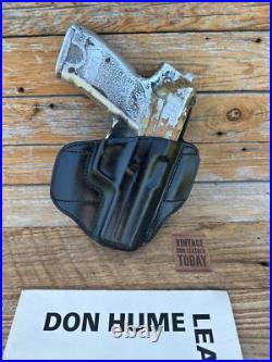 Vintage Don Hume Black Leather H721 OT 25USP-1 Double 9 Holster for H&K USP 45 Vintage Don Hume Black Leather H721 OT 25USP-1 Double 9 Holster for H&K USP 45