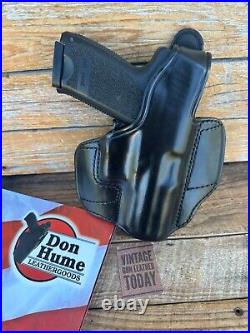 Vintage Don Hume Black Leather H721 OWB Holster For HK USPC 9/40 P2000 RIGHT