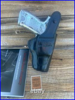 Vintage Don Hume Black OWB Basket Leather Holster For Heckler Koch HK USP 45