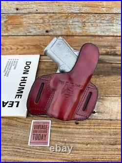 Vintage Don Hume H721 OT Leather Holster for Colt Defender Series 90