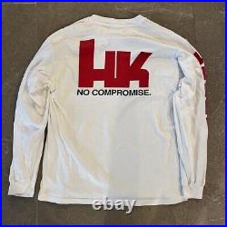 Vintage HK Heckler & Koch No Compromise 90's Gun Single Stitch Long Sleeve Tee