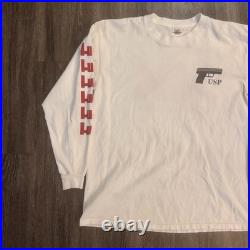 Vintage HK Long Sleeve Shirt White Heckler Koch Ups Gun Shirt Size Large USA