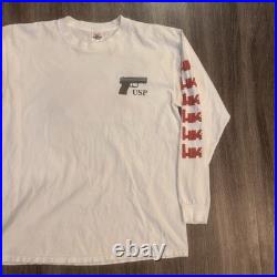 Vintage HK Long Sleeve Shirt White Heckler Koch Ups Gun Shirt Size Large USA