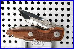 Vintage Heckler & Koch Model HK X-15-TN Folding Knife #255 P7 M8 WOOD HANDLE