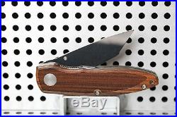 Vintage Heckler & Koch Model HK X-15-TN Folding Knife #255 P7 M8 WOOD HANDLE