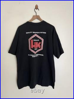 Vintage Heckler & Koch T-Shirt HK Firearms World Of Compromise 2XL 90's
