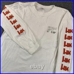 Vintage Heckler Koch USP Shirt Mens XL White HK No Compromise Long Sleeve 90s