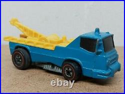 Vintage Hot Wheels Redline REVVERS Towin Terror Blue & Yellow Mattel 1972 H. K